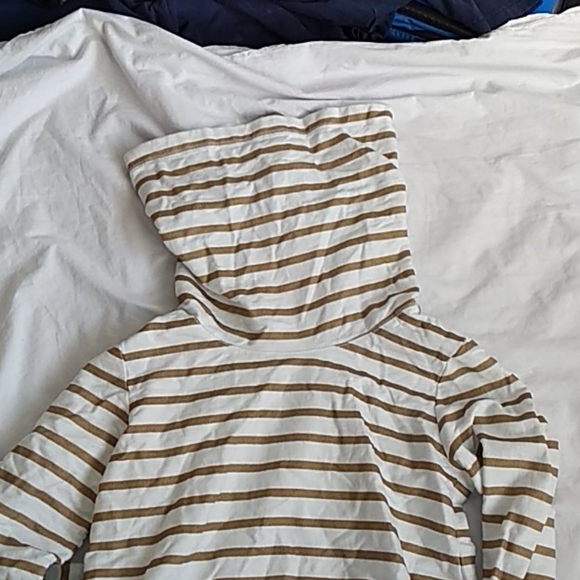 J. Crew Funnel Neck Striped Pullover - Picture 5 of 9